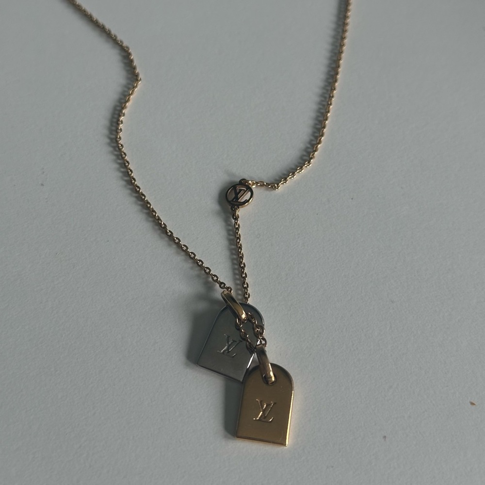 LV Louis Vuitton Nanogram Necklace